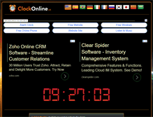 Tablet Screenshot of clockonline.us